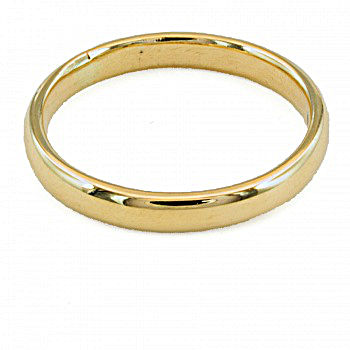 9ct gold 2.5g Wedding Ring size N